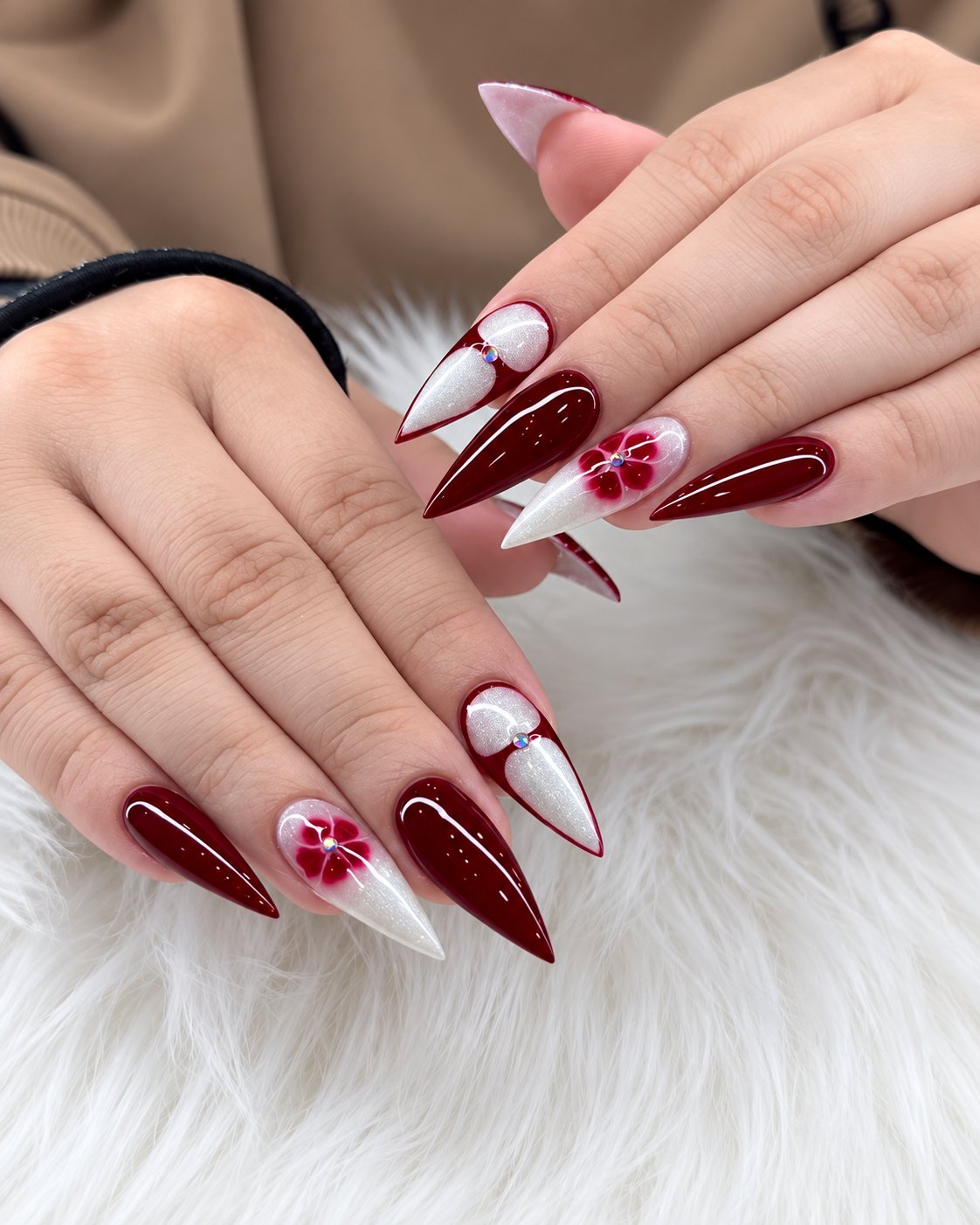 Nail art design 1 at The Rose Nail Bar Nanaimo