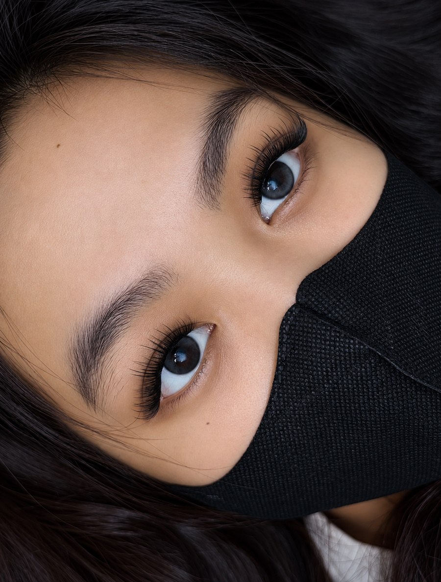 Eyelash extensions 10 at The Rose Nail Bar Nanaimo BC