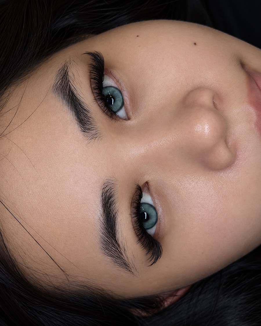 Eyelash extensions 12 at The Rose Nail Bar Nanaimo BC